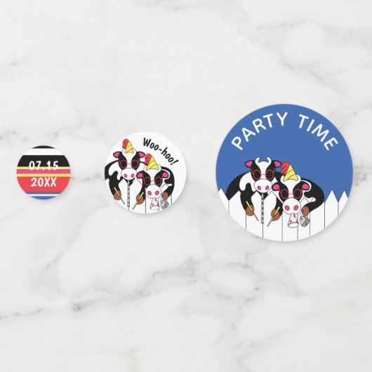 Moosicians Birthday Party Konfetti (Vorderseiten)