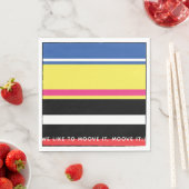 Moosicians Colorly Funny Birthday Party Serviette (Beispiel)