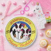 Moosicians Funny Birthday Party Pappteller (Party)