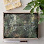 Moosiger alter Baumtorbogen verzauberter Pfad Déco Seidenpapier (Geschenk)