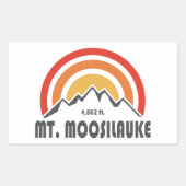 Moosilauke Rechteckiger Aufkleber (Vorderseite)