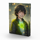 Moosjunge Magischer Wald Geist Fantasy-Fotoblock Fotoblock (Rechts)