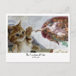Moosterstückserie: "Die Schaffung von Niedlichen" Postkarte