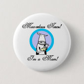 Moosveloge Junge Mutter Tshirts und Geschenke Button (Vorderseite)