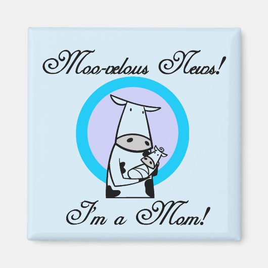 Moosveloge Junge Mutter Tshirts und Geschenke Magnet (Vorne)