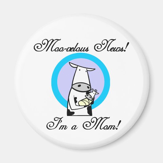 Moosveloge Junge Mutter Tshirts und Geschenke Magnet (Vorne)