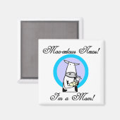 Moosveloge Junge Mutter Tshirts und Geschenke Magnet (Vorderseite/Rückseite)