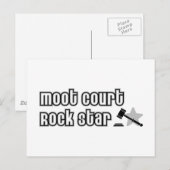 Moot Court Rock Star Postkarte (Vorne/Hinten)