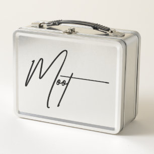 Moot - "Mutual Friend Witty Quote Lunchbox" Metall Brotdose