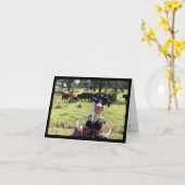 Mootilda erhält Sie in einer guten Laune Karte (Gelbe Blume)