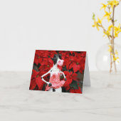 Mootildas ChristMOOs Wünsche zu Ihnen Karte (Gelbe Blume)