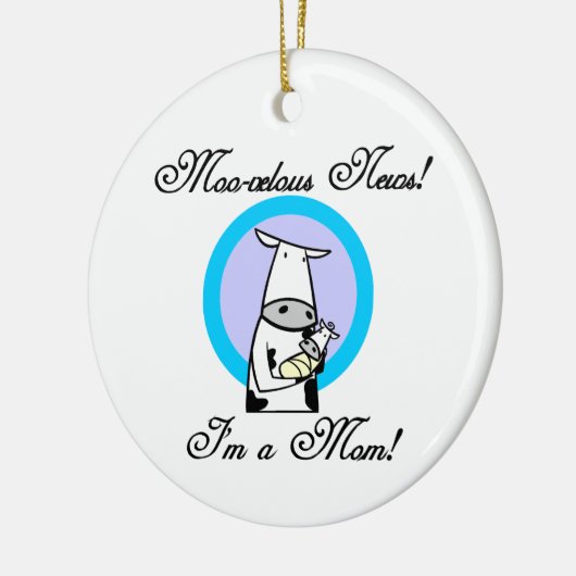 Moovelous Junge Mutter Geschenke Keramikornament (Links)