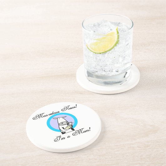 Moovelous Junge Mutter Geschenke Sandstein Untersetzer (Seite)