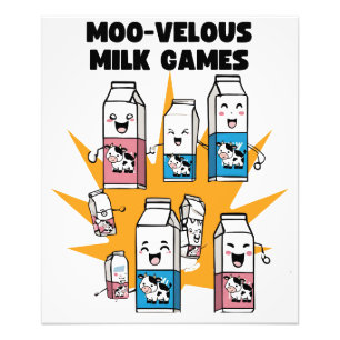 Moovelous Milk Games Fotodruck