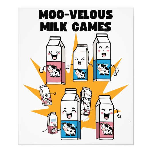 Moovelous Milk Games Fotodruck (Vorne)