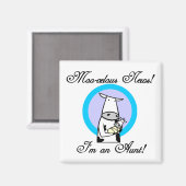 Moovelous New Tante Tshirts und Geschenke Magnet (Vorderseite/Rückseite)