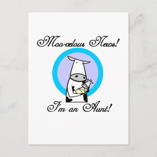 Moovelous New Tante Tshirts und Geschenke Postkarte (Vorderseite)