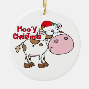 Mooy Christmas Kuh Keramikornament