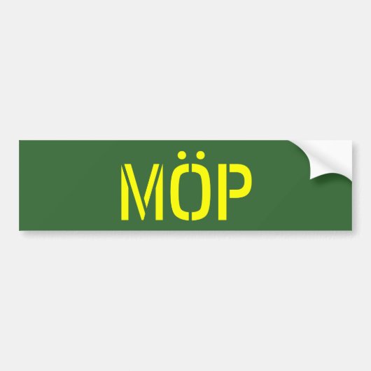 MÖP AUTOAUFKLEBER (Vorne)