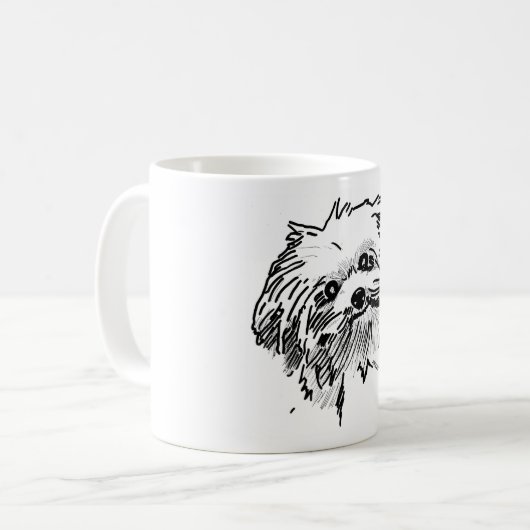 Mop Dog Kaffeetasse (Vorderseite Links)