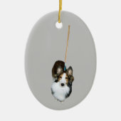 Mop Dog Keramik Ornament (Vorne)
