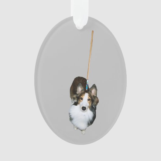 Mop Dog Ornament (Vorderseite)