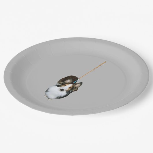 Mop Dog Pappteller (Schrägansicht)