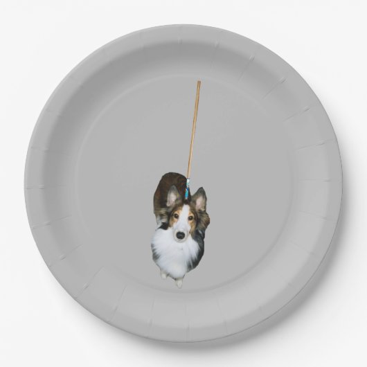 Mop Dog Pappteller (Vorderseite)