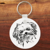 Mop Dog Schlüsselanhänger (Vorderseite)