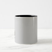 Mop Dog Zweifarbige Tasse (Mittel)