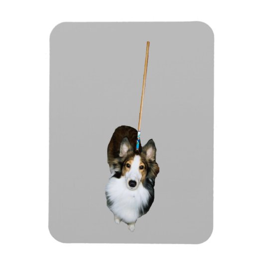 Mop-Hund Magnet (Vertikal)