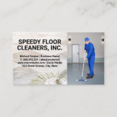 Mop und Tiles | Reinigungsböden Visitenkarte (Vorderseite)
