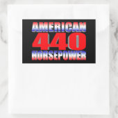 Mopar 440 Dodge Rechteckiger Aufkleber (Tasche)