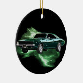 Mopar: '68 Dodge-Ladegerät mit grünem Blitz Keramikornament (Rechts)