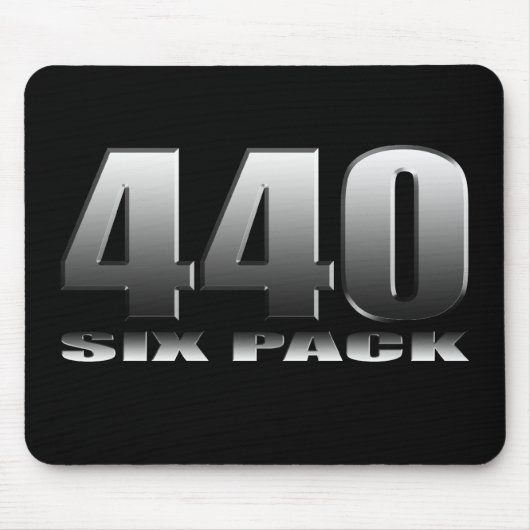Mopar Dodge 440 Six Pack Mousepad (Vorne)