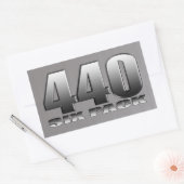 Mopar Dodge 440 Sixpack Rechteckiger Aufkleber (Umschlag)