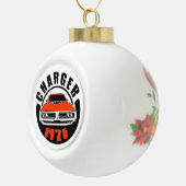 Mopar - Dodge Carger Musclecar Keramik Kugel-Ornament (Rechts)