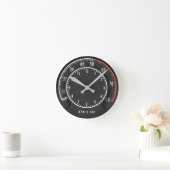 MOPAR - Dodge Charge Tic Toc Tach Round Clock Runde Wanduhr (Zuhause)