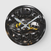 Mopar - Dodge Super Bee Round Clock Runde Wanduhr (Vorderseite)