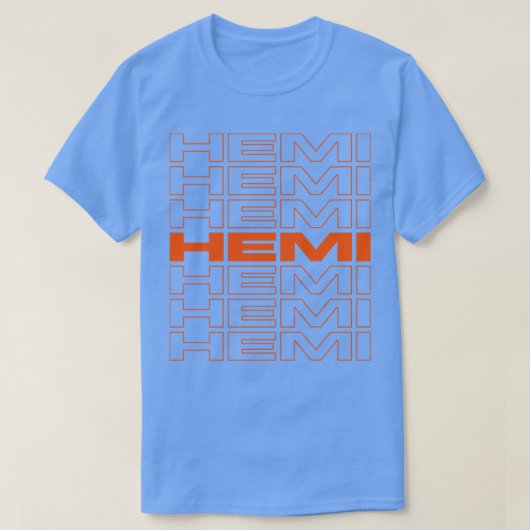 Mopar Hemi Repeat Mopar orange TShirt (Design vorne)