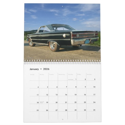 Mopar Kalender (Jan 2026)