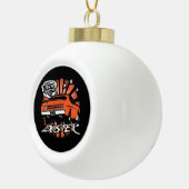 Mopar - Keramik Musclecar Ball Weihnachtsschmuck Keramik Kugel-Ornament (Rechts)