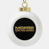 Mopar - Keramik Musclecar Ball Weihnachtsschmuck Keramik Kugel-Ornament (Vorderseite)