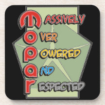 Mopar Muskel Car Getränke Coaster