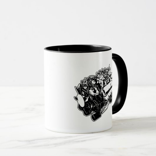 Mopar sechs Satz-Tasse Tasse (VorderseiteRechts)