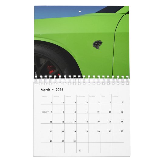 Mopars Kalender (Mär 2026)