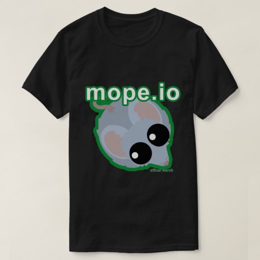 Mope.io merch T - Shirt zuletzt (Design vorne)