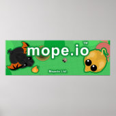 Mope.io offizielle Leinwand Poster (Vorne)