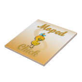 Moped Chick Fliese (Seite)