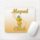 Moped Chick Mousepad (Mit Mouse)
